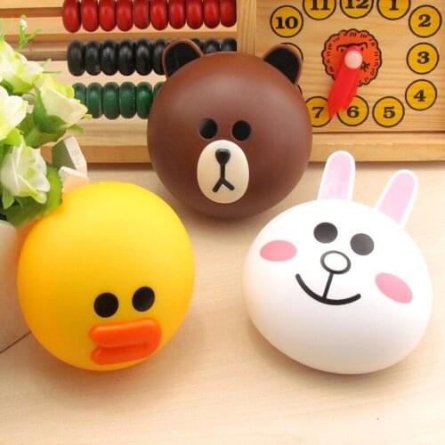 Free ship!1lot=12set!cartoon animal contact lenses box / companion box / Cartoon eyeglasses box / lens care /pencil case