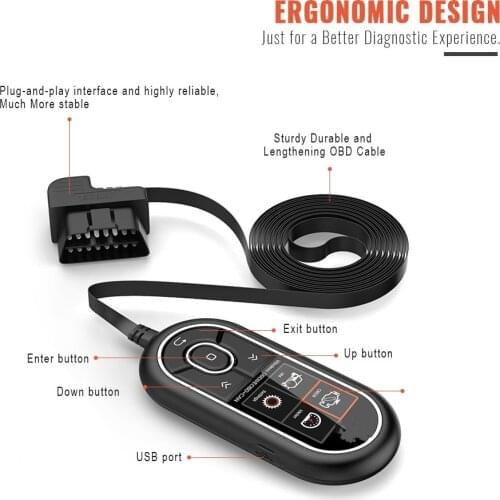 BD310 OBD2 Diagnostic Tool OBD 2 Automotive Scanner Intelligent Hacker-protected