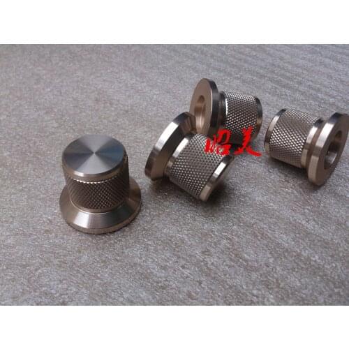 Diameter 30 shank diameter 22 high 25 full aluminum alloy solid volume knob sound power amplifier potentiometer knob