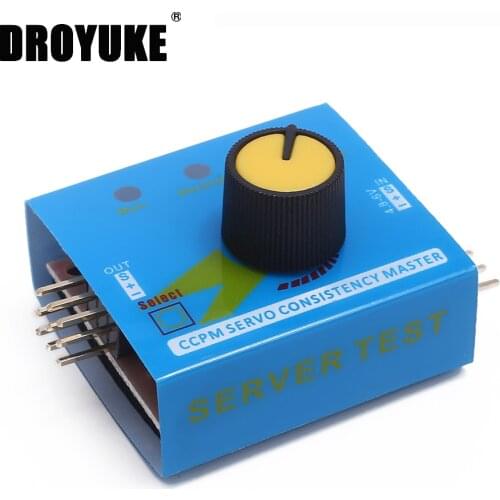 Droyuke Multi Servo Tester 3CH ECS Consistency Speed Controler Power Channel CCPM Meter Master Checker RC Dronr Parts RC Hobby