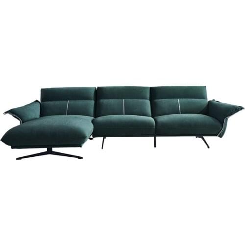 Italian technology cloth three-person down sofa Nordic minimalist living room combination small apartment furniture