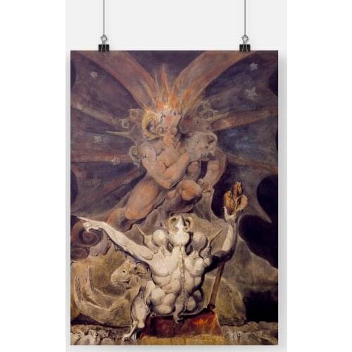 Number of the Beast is 666 Caravaggio Canvas poster Painting wall Art decor Living room Bedroom Study Home Decoration Prints