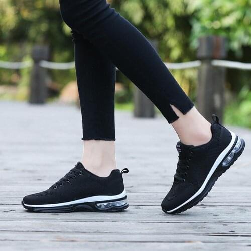 Large Size Outdoor Cushion Air Running Shoes Men Sneakers Women Sport Shoes Male Sports Shoes for Boy Black Krasaovki GME-1289