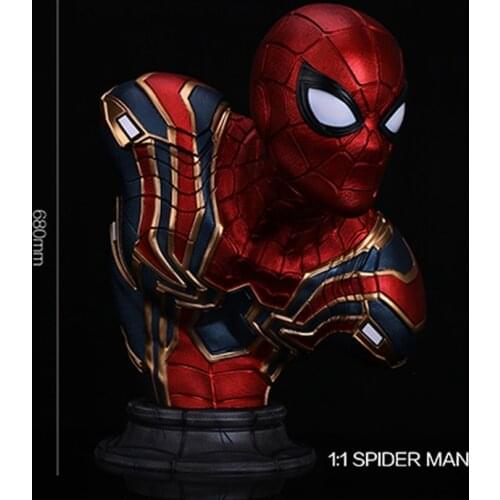 Cool ! 1/1 Scale Spiider Handmade Bust Resin Desk Decoration Collection Statue Model Toys Gift Size:55*58.7*68CM