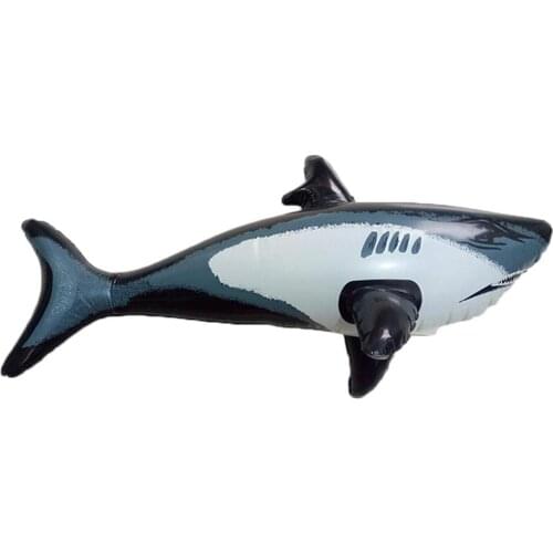 Summer Outdoor Beach Pool Childrens Water Toys PVC Inflatable Cartoon Shark Toys Simulation Inflatable Swimming Toys