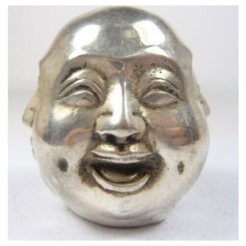 Vintage hand work copper emotions 4 face Buddha statue decoration