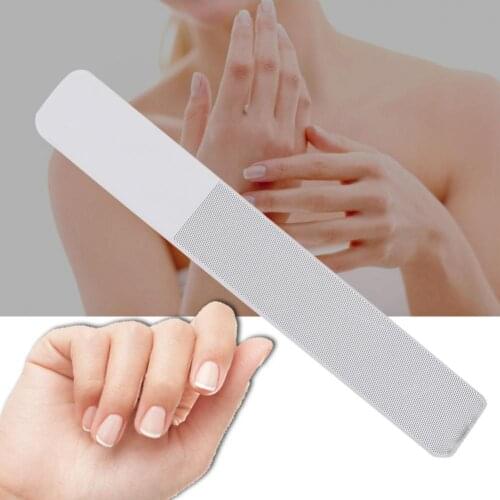 Fashion Glass Nail File Sanding Buffing Grinding Polishing Block Nails Decor File Manicure Salon Tools