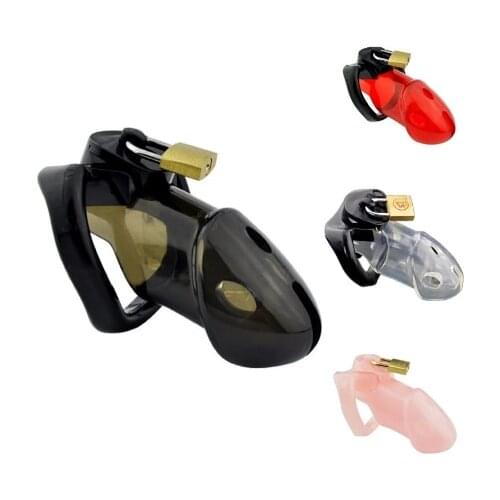 Male Chastity Device with 3 Extra Penis Rings Cock Cages Penis Lock, Chastity Belt Slave Bondage Sex Toys For Men Adult Games