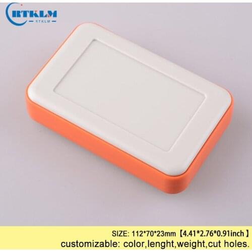 Plastic enclosure diy speaker instrument case abs plastic electronic project case Handheld junction box 112*70*23mm 5PCS/lot