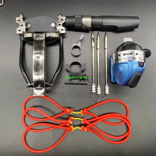 Outdoor Hunting Fishing Slingshot Shooting Catapult Bow Arrow Rest Bow Sling Shot Catapult Bolt Shooting Fish slingshot