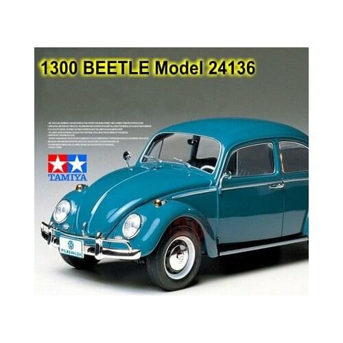 1:24 Scale Assembly Car Model 1300 Beetle Model 1966 Tamiya 24136 Car Building Kits