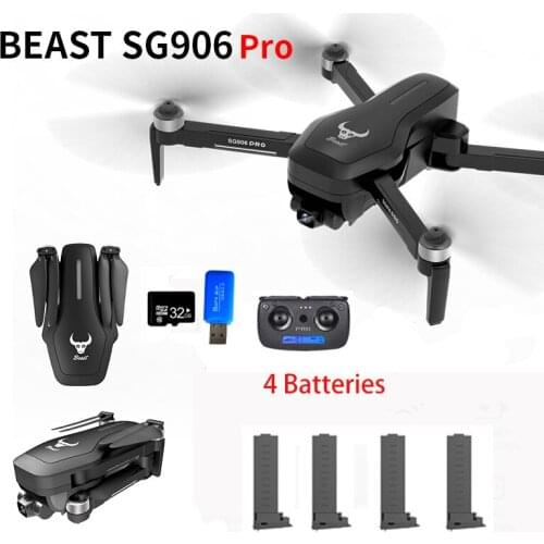 Sg906pro Gps Brushless 4k Rc Drone With 5g Wifi Fpv Drone Mechanical Two-axis Anti-shake Camera Rc Quadcopter Drone with 32GB