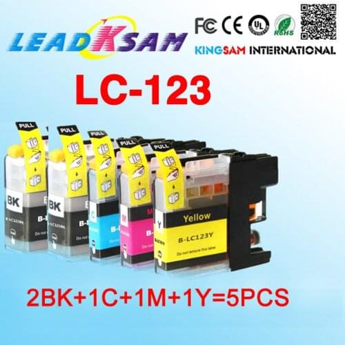 Compatible For Brother LC123 Ink Cartridge LC-123 123 MFC-J4510DW MFC-J4610DW MFC-J4410DW J4710DW