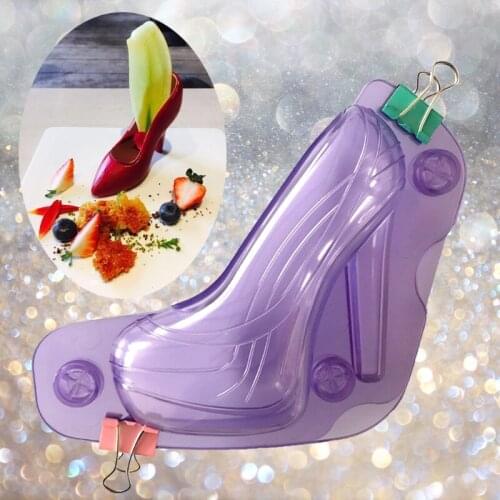 Fondant Shoe Chocolate Mold High Heel 3D Cute Candy Sugar Paste Mold For Cake Decorating DIY Home Baking Suger Craft Tools