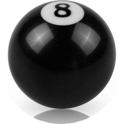 UNIVERSAL AUTO CAR RACING BLACK 8 BALL BILLIARDS GEAR SHIFT KNOB HEAD HANDLE SHORT THROW SHIFTER 12X1.25