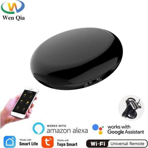 Tuya WiFi IR Controller Smart Blaster Infrared Wireless Remote Control for Home Air Conditioner,TV,DVD,Alice,Alexa,Google Assis