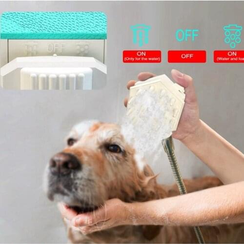 Pet Dog Bath Brush Pet SPA Massage Comb Shampoo Shower Hair Removal Comb For Dogs Cats Cleaning Grooming Tool Pet Supplies