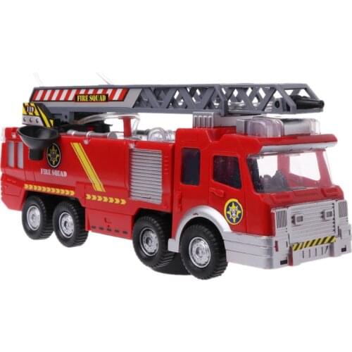 Spray Water Truck Toy Fireman Fire Truck Car Music Light Educational Toys Boy Kids Toy Gift 24BE