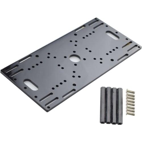 High Quality Acrylic 4WD Mecanum Wheel Chassis Frame Bracket for Arduino TT Motor DIY STEM Toy Parts