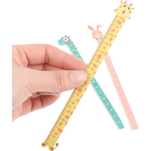 1/12 Dollhouse Miniature Cartoon Height Ruler Decals For Doll Doll House Accessories Toy