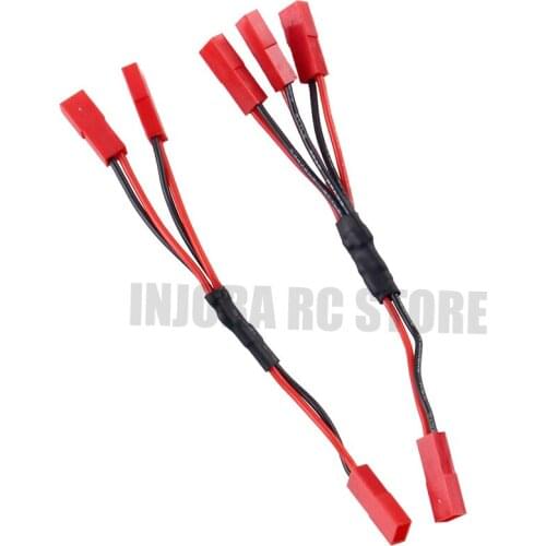 1Pcs TRX-4 13cm ESC Battery JST Female Connector Y Wires for 1/10 RC Crawler Traxxas TRX4 RC Car