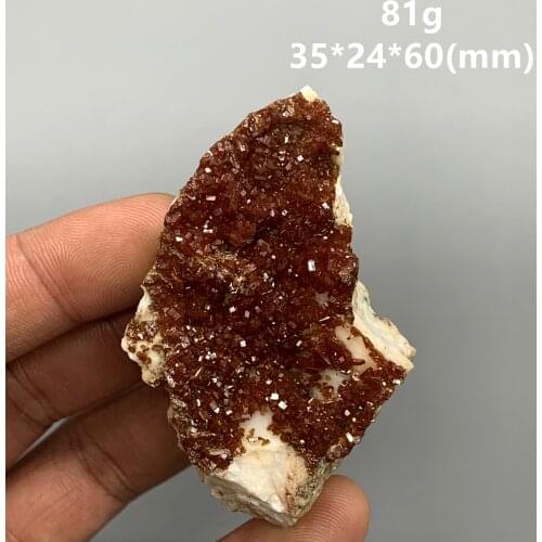 100% Natural Morocco Vanadinite mineral specimen quartz crystal specimen Collection Stones and crystals