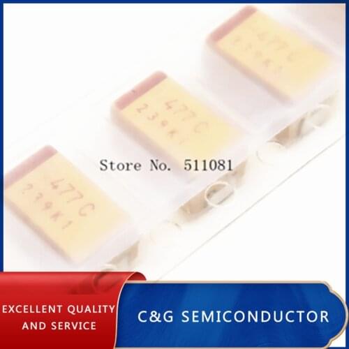 100PCS E SMD tantalum capacitor 470UF 16V