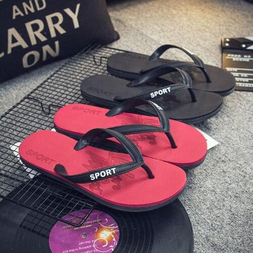 2021 New Arrival Summer Men Flip Flops High Quality Beach Sandals Anti-slip Zapatos Hombre Casual Shoes TUX315