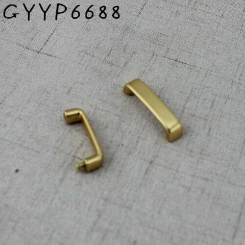 4-30Pcs 20mm 25mm Special gold hand leather luggage bag arch bridge hanging hook metal accessories aglet twist lock screw