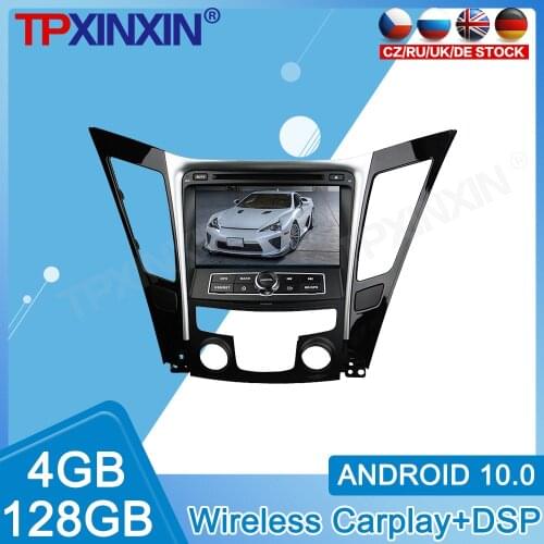 Android 10 4+128GB For Hyundai Sonata Car IPS Touch Screen Radio Car Multimedia Player With DSP Carplay GPS Navigation System