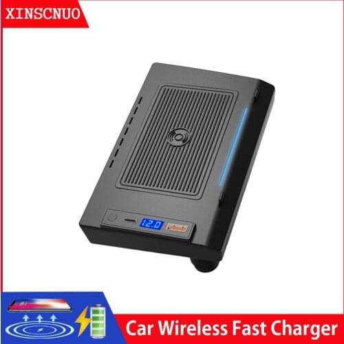 Car Accessories wireless mobile charger For Audi A6L 2019-2020 QI wireless Fast charging phone Car Charging Pad