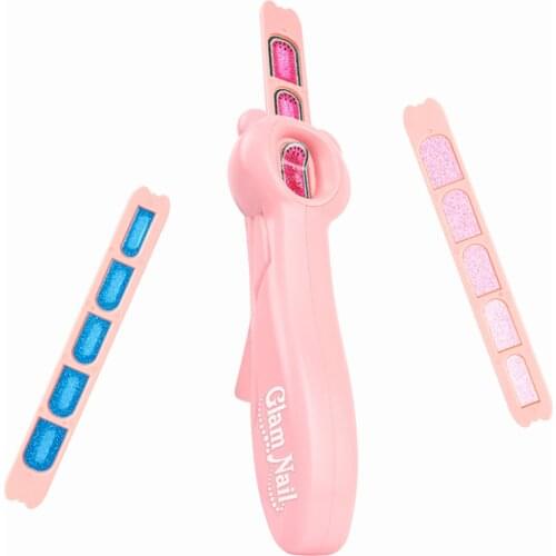 Safe Princess Girls Nial Machine Hand DIY Nail Paste Baby Gift Toys Girls