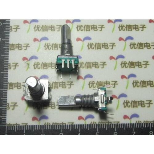 EC11 Audio /digital encoder/ 360 rotating with switch 5Pin Handle length:20mm