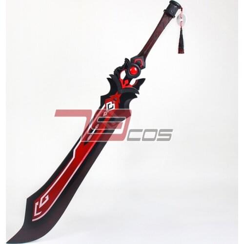 Game Genshin Impact Razor Xinyan Blackcliff Slasher Sword Cosplay Props Weapons Halloween Christmas Fancy Party Accessories