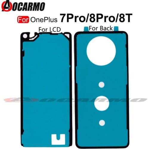 Back Cover Adhesive + Front LCD Glue Tape For OnePlus 1+8 7 8T 7Pro 8 Pro Full Set Sticker Replacement Part