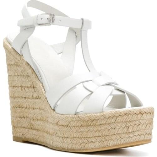 Platform Wedges Summer Women Sandals Fashion High Heel And Open Toe Buckle Strap Sample Mixed Color Women Shoes Sandals