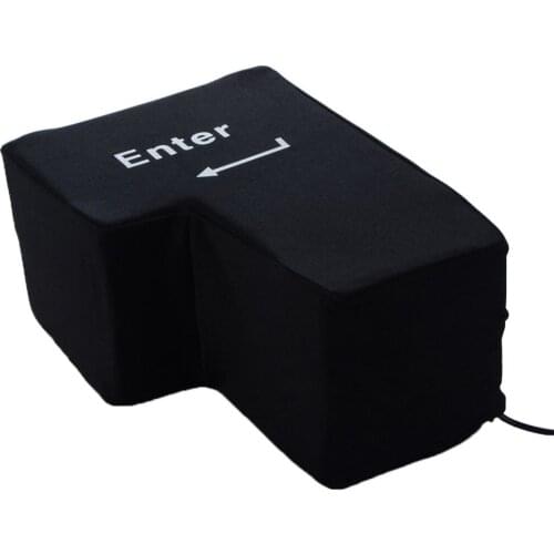 Hot USB Enter Key Vent Pillow Soft Computer Button Return Key Offices Decompression Pillow Stress Relief Toy Wholesale