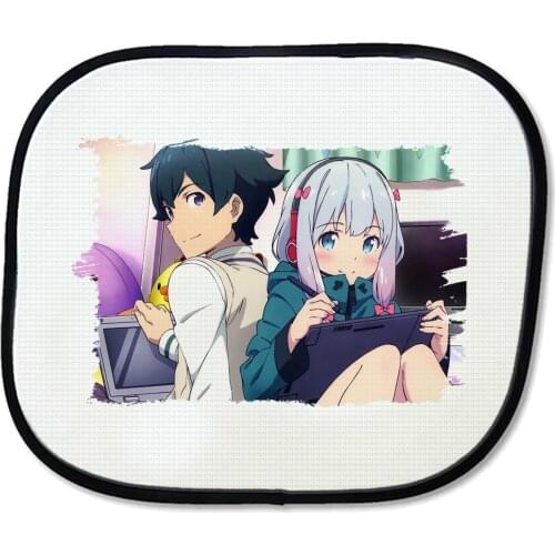 MERCHANDMANIA PARASOL EROMANGA SENSEI ANIME series side windows car accessory flexible gift custom offer