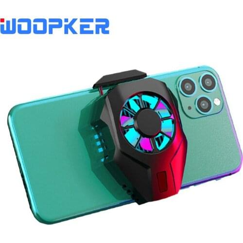 Mobile Phone Radiator Phone Cooling Fan Case Cold Wind Handle Fan For PUGB Phone Cooler Phone Cooling Fan Case Accessories