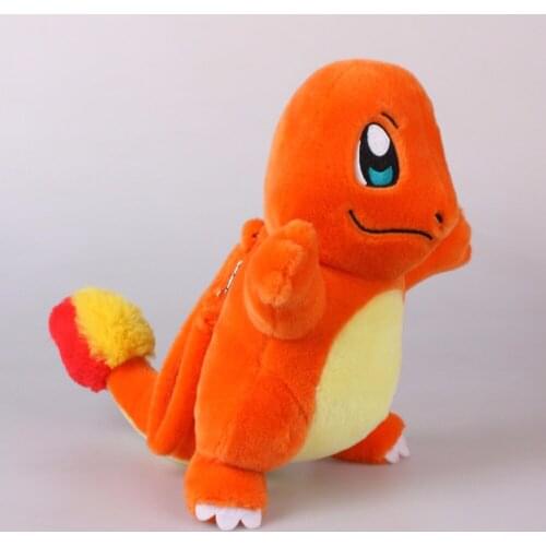 New Official Plush Doll 26cm Charmander Pouch Bag Wallet Coin bag Plush Stuffed Toy