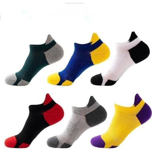New Mens Sports Socks Sports Protective Ankle Pad Breathable High-tech Cotton Mens Socks