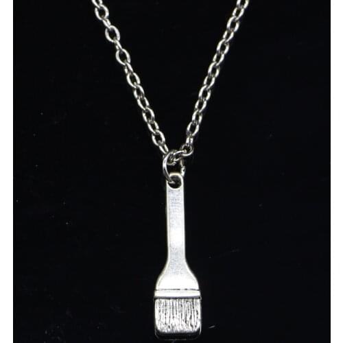 New Fashion Necklace 35x7mm paint brush Pendants Short Long Women Men Colar Gift Jewelry Choker