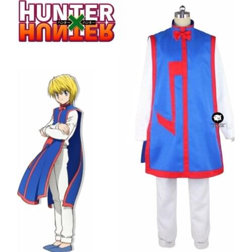 Anime HUNTER x HUNTER Kurapika Cosplay Costume Custom Made Custom Sizes Cosplay Full Set