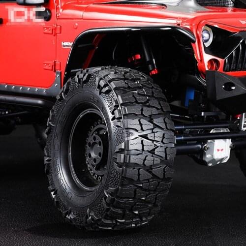 2Pcs High Quality 2.2 Inch Rubber Tires 120mm For 1/10 Scale Rc Toy Crawler Cars Traxxas Trx4 Axial Scx10 ii Spare Parts