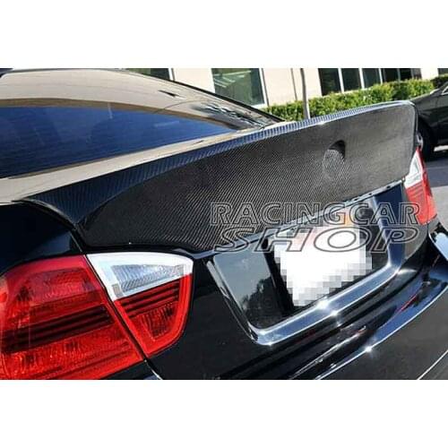 CSL Style Real Carbon Fiber Rear Spoiler for BMW 3 Series E90 4Door 2005-2009 B057