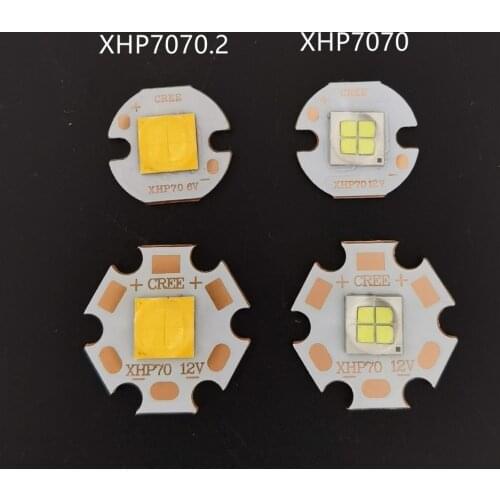 Epileds 7070 20W 12V 6V Led replace Cree MKR XHP70 XHP50 LED Emitter 6500K 3500K