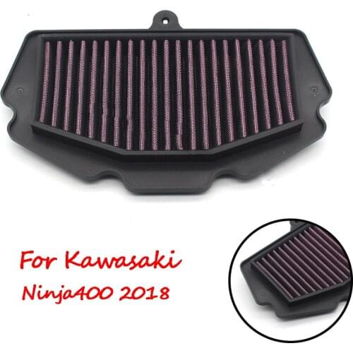 Motorcycle Air Intake Filter Cleaner High Flow Non-woven Fabric Air Filter For Kawasaki Ninja 400 Ninja400 2018