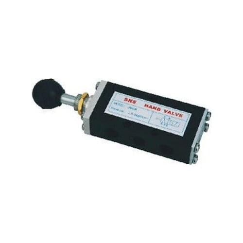 1x 5 ports 2 positions 3/8" BSP Hand Operated Air Valve Hand Return JM-09QC