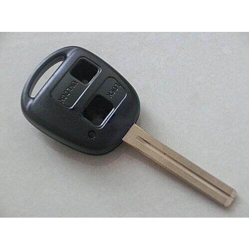 2 Buttons Remote Key Shell Case For Lexus With TOY48 Uncut Long Blade Fob Key Cover 10PCS/lot