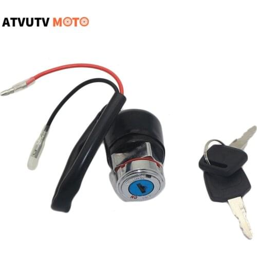 2 Wire Motorcycle Ignition Switch With Keys For Honda CL70 CB100 CB125S CL100 XL100 ATV Go Kart Scooter